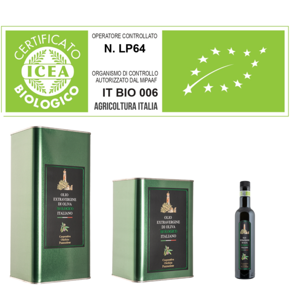 Hight Quality Italian Organic Certified Olive Oil