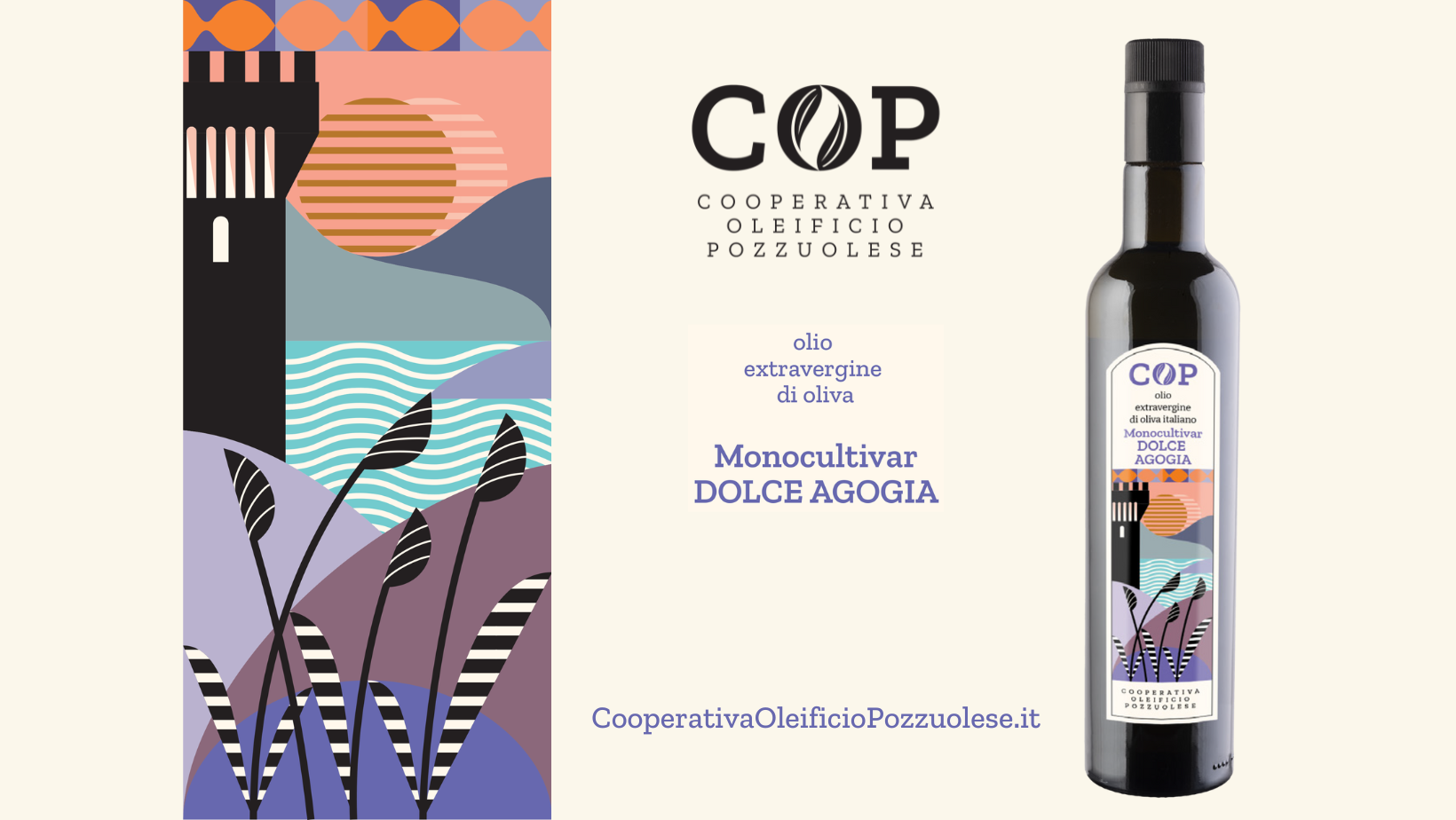 Olio Extravergine d'oliva Monocultivar DOLCE AGOGIA 2022-23 – Bottiglia 0,50 l